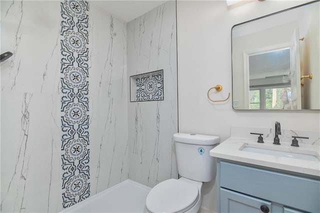 7824 Terrace St, Kansas City, MO 64114 - full bathroom featuring vanity and a shower