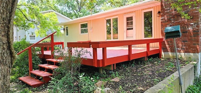 1113 W 27th St, Lawrence, KS 66046 - view of deck