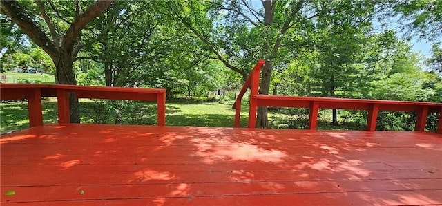 1113 W 27th St, Lawrence, KS 66046 - view of deck