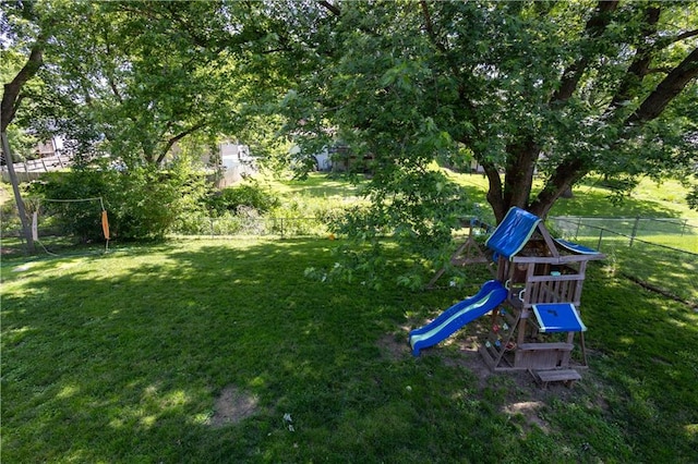 2905 Ajax Rd, Saint Joseph, MO 64503 - view of yard with a playground