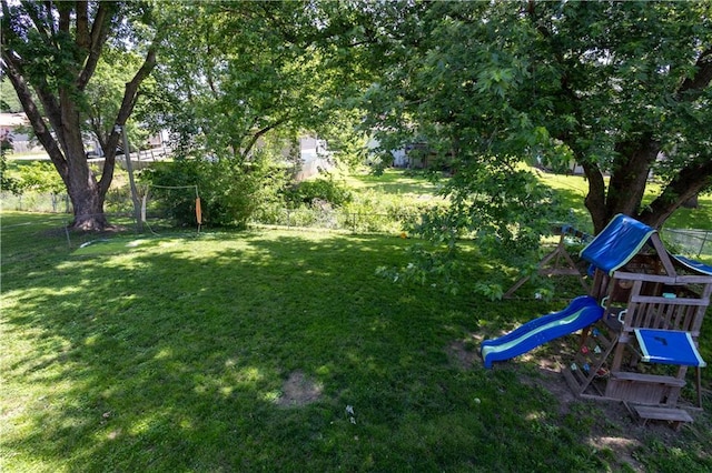 2905 Ajax Rd, Saint Joseph, MO 64503 - view of yard with a playground