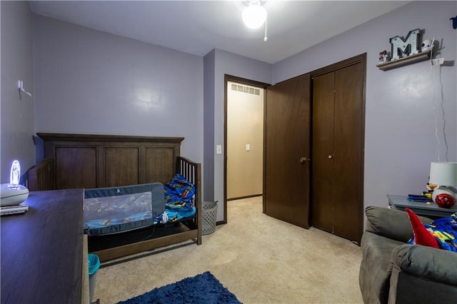 2905 Ajax Rd, Saint Joseph, MO 64503 - bedroom featuring light carpet