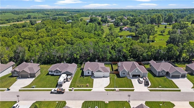 20015 W 221st St, Spring Hill, KS 66083 - aerial perspective of suburban area