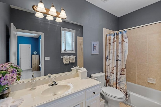 5716 W 146th St, Overland Park, KS 66223 - bathroom with vanity and shower / bath combo with shower curtain