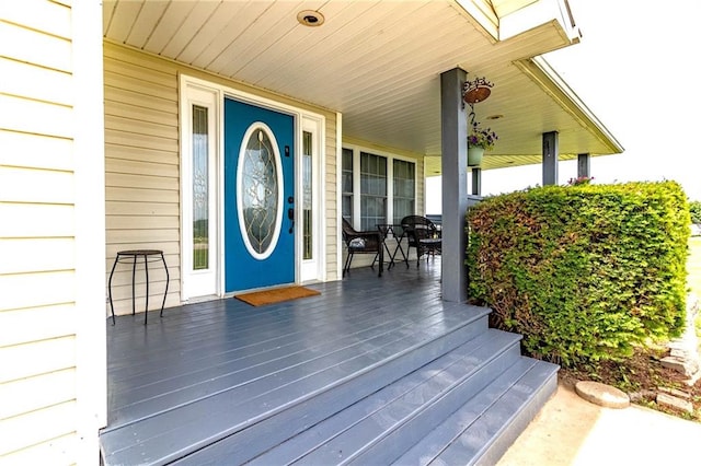 198 SE 455th Rd, Warrensburg, MO 64093 - view of exterior entry featuring covered porch