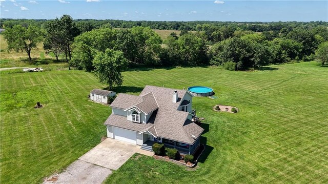 198 SE 455th Rd, Warrensburg, MO 64093 - overview of rural landscape
