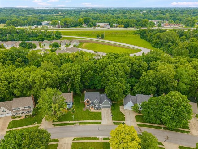 617 Butternut Ln, Liberty, MO 64068 - aerial view of residential area
