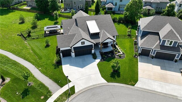 17316 Noland St, Overland Park, KS 66221 - aerial view of residential area