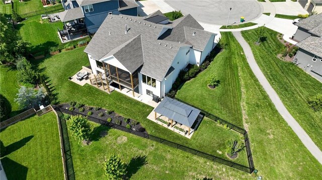 17316 Noland St, Overland Park, KS 66221 - aerial view of property and surrounding area