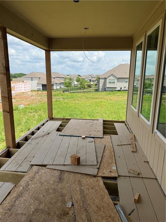 12400 W 184th St, Overland Park, KS 66013 - view of patio / terrace featuring a residential view
