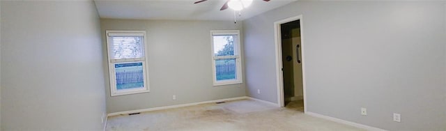15714 Richmond Ave, Belton, MO 64012 - spare room with ceiling fan and carpet