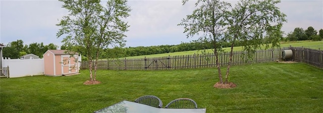 15714 Richmond Ave, Belton, MO 64012 - fenced backyard with a storage shed