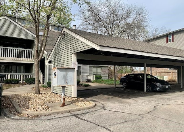 8806 W 106th Ter, Overland Park, KS 66212 - view of covered parking lot