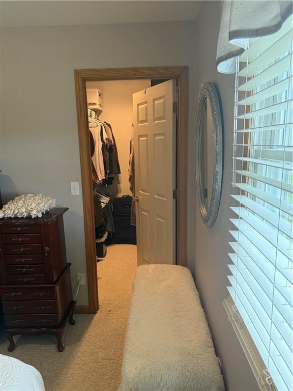 1003 S Ridgeway St, Caney, KS 67333 - carpeted bedroom with a spacious closet and a closet