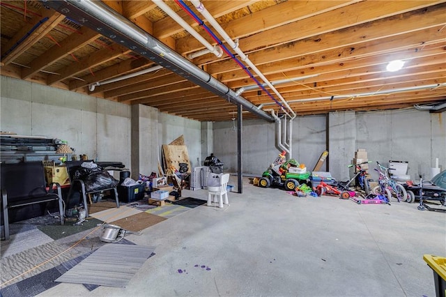 9414 Greenton Rd, Odessa, MO 64076 - view of unfinished basement