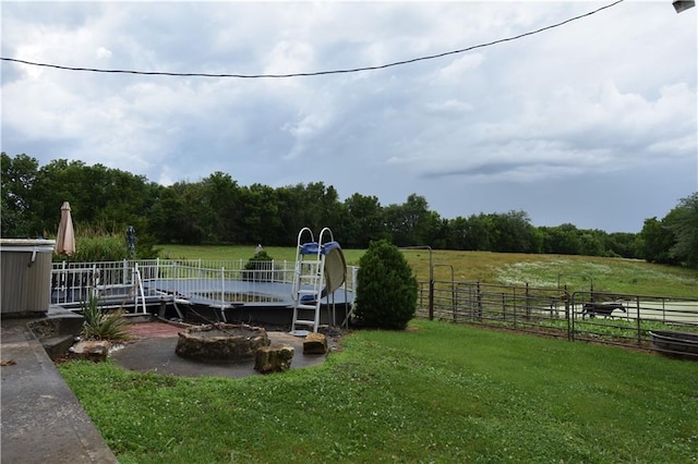 31212 E Webster Rd, Grain Valley, MO 64029 - view of yard with a view of countryside