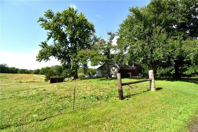 31212 E Webster Rd, Grain Valley, MO 64029 - view of green lawn featuring a rural view