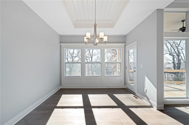 19499 W 114th Ter, Olathe, KS 66061 - unfurnished sunroom with a chandelier