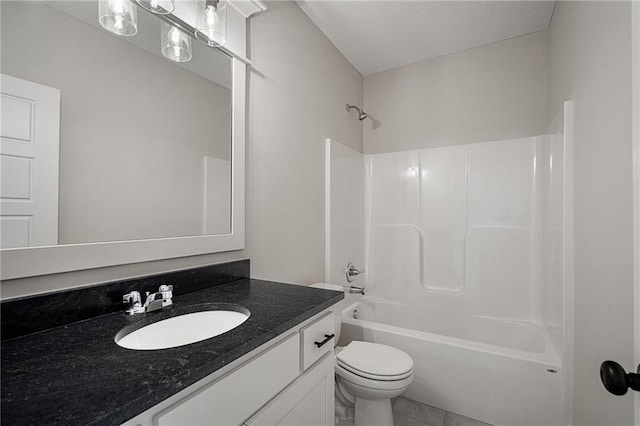19499 W 114th Ter, Olathe, KS 66061 - full bath with vanity, shower / bath combination, and tile patterned flooring