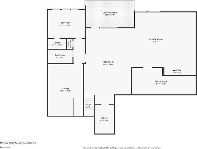 19499 W 114th Ter, Olathe, KS 66061 - view of floor plan / room layout