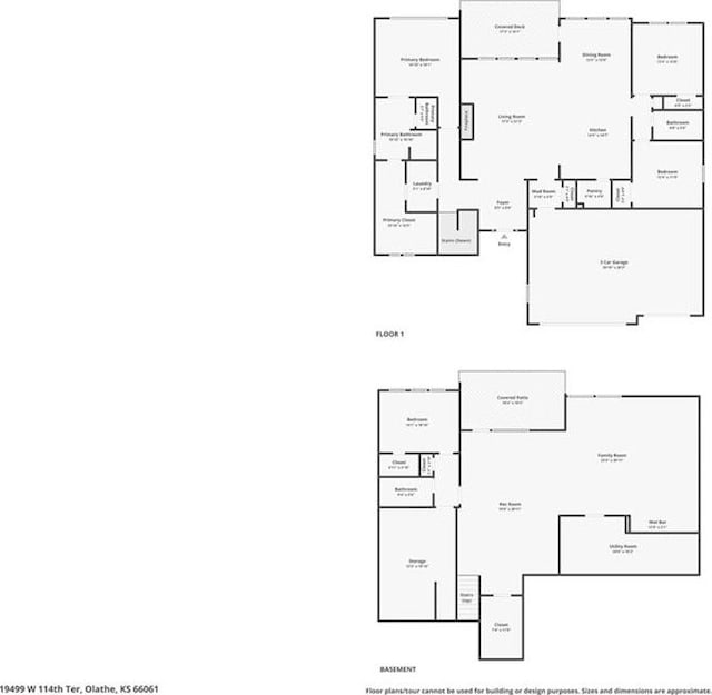19499 W 114th Ter, Olathe, KS 66061 - view of floor plan / room layout