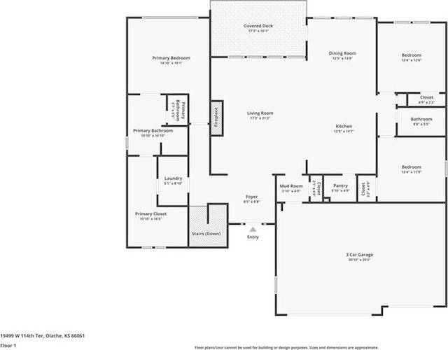19499 W 114th Ter, Olathe, KS 66061 - view of property floor plan
