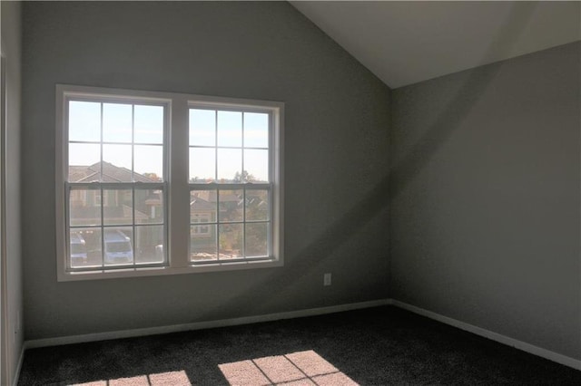 19444 W 114th Ter, Olathe, KS 66061 - spare room featuring carpet and lofted ceiling