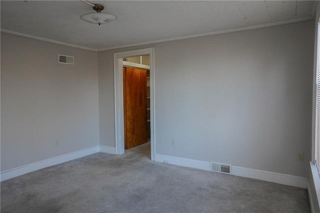 1101 S Broadway St, Leavenworth, KS 66048 - carpeted spare room with crown molding