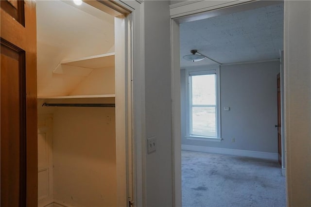 1101 S Broadway St, Leavenworth, KS 66048 - corridor featuring carpet and baseboards
