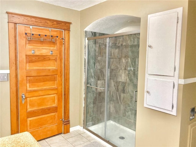 406 S 6th St, Burlington, KS 66839 - full bathroom featuring tile patterned floors and a shower stall