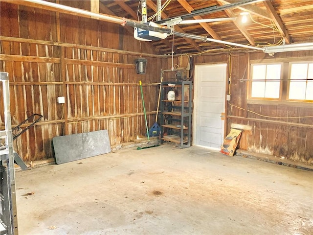 406 S 6th St, Burlington, KS 66839 - garage featuring a garage door opener