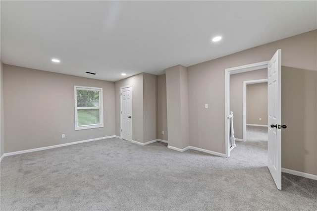 605 Oak St, Leavenworth, KS 66048 - carpeted spare room featuring recessed lighting