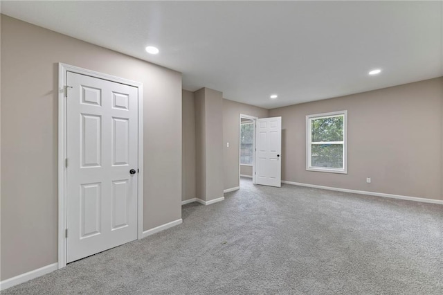 605 Oak St, Leavenworth, KS 66048 - unfurnished room featuring carpet floors and recessed lighting