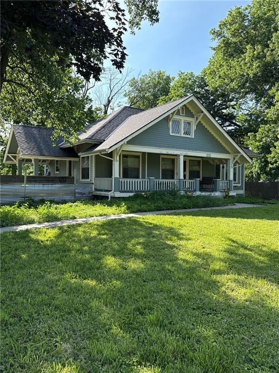 3112 N 155th St, Basehor, KS 66007 - view of front of property featuring a porch and roof with shingles