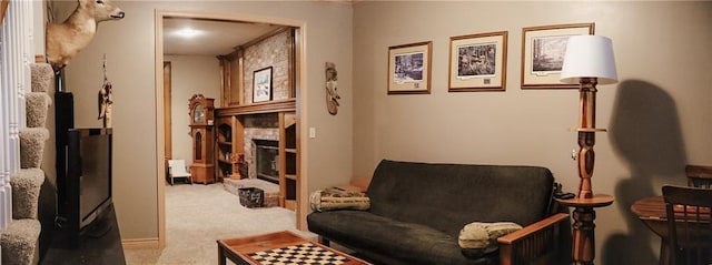 11669 S Parkwood Dr, Olathe, KS 66061 - living area featuring carpet flooring