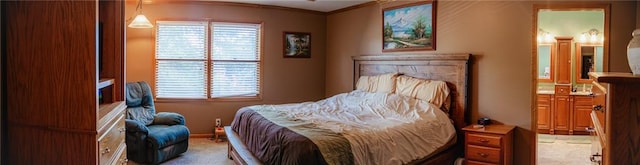 11669 S Parkwood Dr, Olathe, KS 66061 - bedroom featuring carpet and crown molding