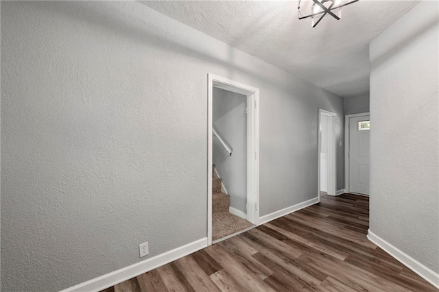 2101 Spruce St, Leavenworth, KS 66048 - hall with wood finished floors and stairs