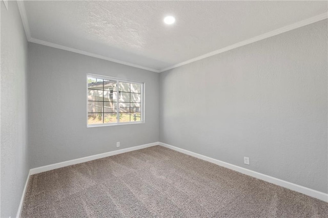 2101 Spruce St, Leavenworth, KS 66048 - carpeted empty room with ornamental molding and baseboards