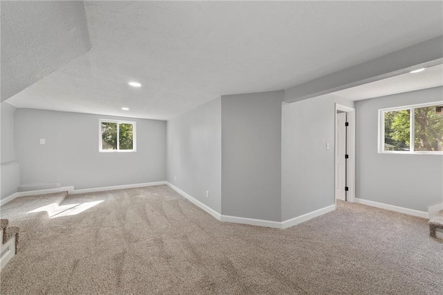 2101 Spruce St, Leavenworth, KS 66048 - spare room with carpet and recessed lighting