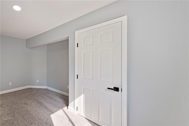 2101 Spruce St, Leavenworth, KS 66048 - unfurnished bedroom featuring carpet and recessed lighting