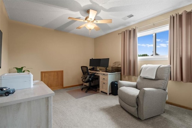 12499 S Marion St, Olathe, KS 66061 - office space with light colored carpet and a ceiling fan