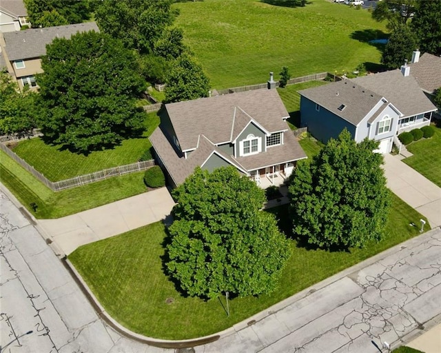12499 S Marion St, Olathe, KS 66061 - aerial view of property and surrounding area