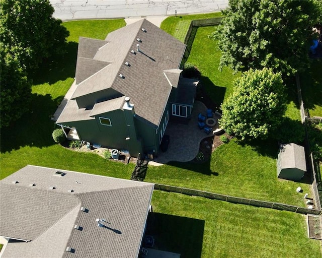12499 S Marion St, Olathe, KS 66061 - aerial view of property and surrounding area