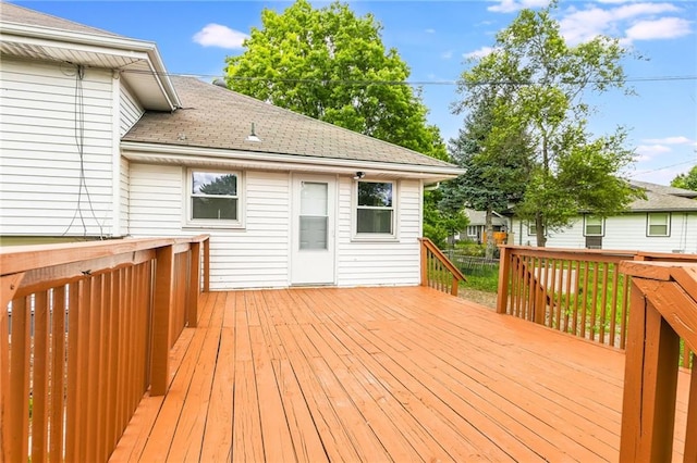 729 S Central St, Olathe, KS 66061 - view of wooden deck