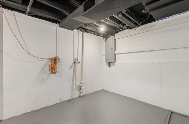 729 S Central St, Olathe, KS 66061 - unfinished basement with electric panel
