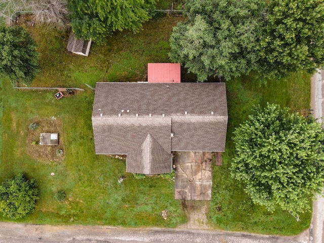 106 S Clark St, Adrian, MO 64720 - view from above of property