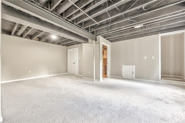 10706 W 50th Ter, Shawnee, KS 66203 - finished basement featuring carpet floors and baseboards