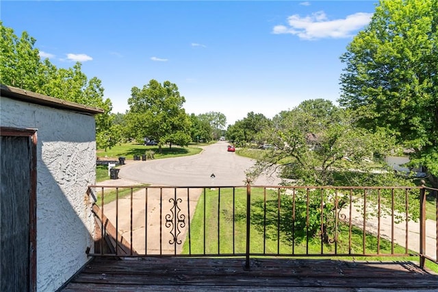 4445 NW 52nd Ter, Topeka, KS 66618 - view of wooden terrace