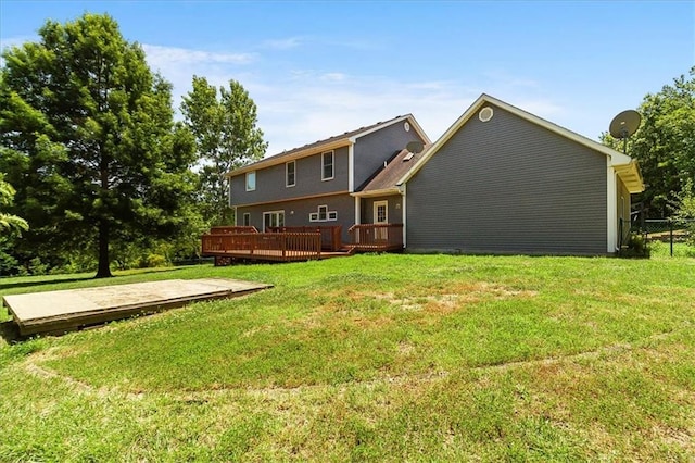 245 SW 400th Rd, Warrensburg, MO 64093 - back of house with a wooden deck