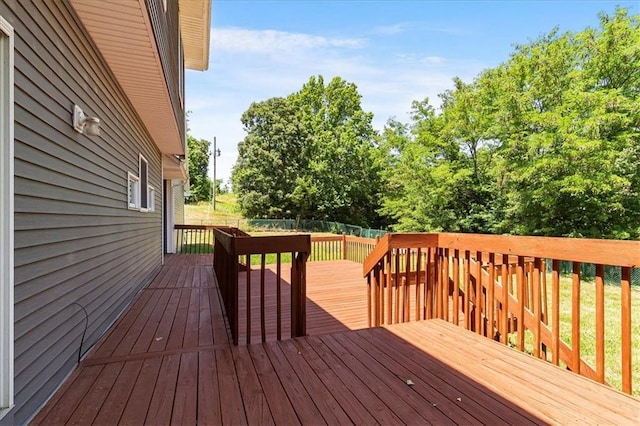 245 SW 400th Rd, Warrensburg, MO 64093 - deck featuring a fenced backyard